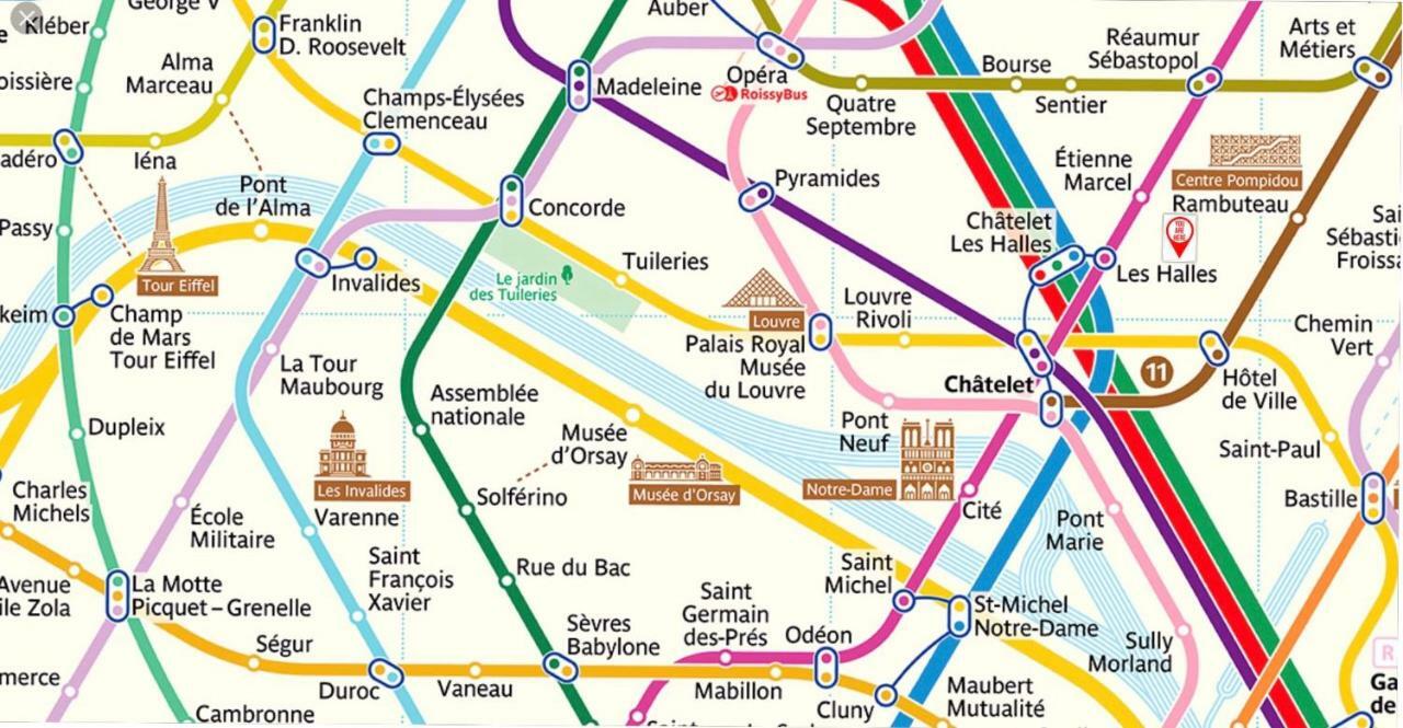 50m2 rue rambuteau/Pompidou/Marais/Hôtel de Ville Paris Exterior foto